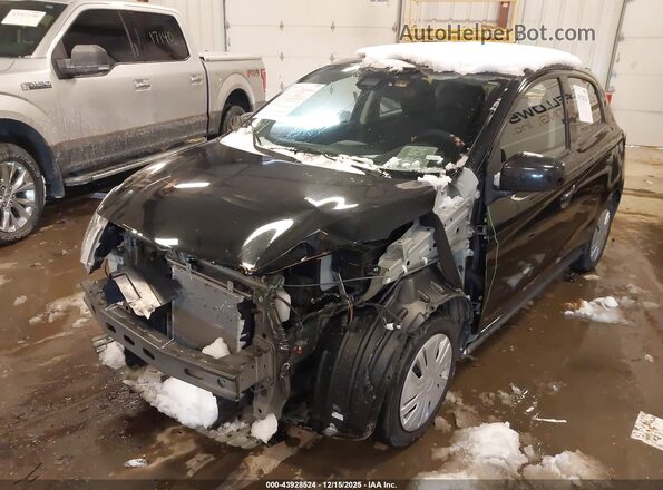 ML32AUHJ4NH005255 2022 MITSUBISHI MIRAGE Black Front left