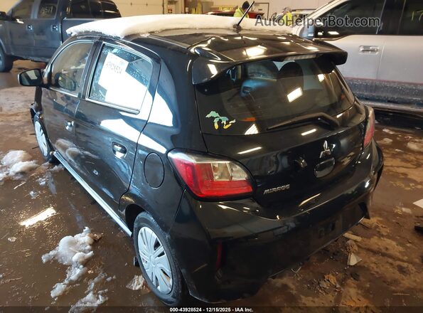 ML32AUHJ4NH005255 2022 MITSUBISHI MIRAGE Black Rear left