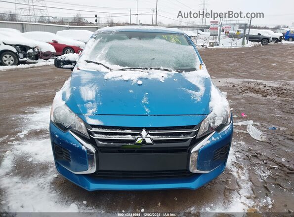 ML32AUHJ4RH010994 2024 MITSUBISHI MIRAGE Blue Вид задньої частини салону