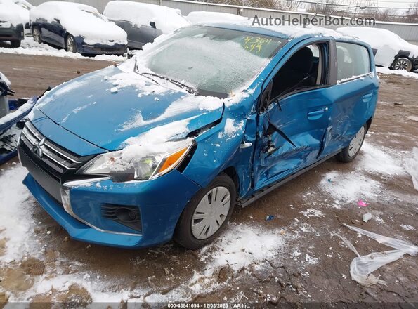 ML32AUHJ4RH010994 2024 MITSUBISHI MIRAGE Blue Передня ліва чверть