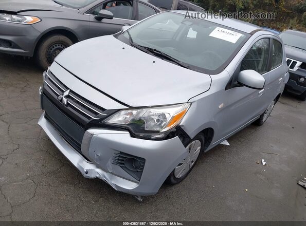 ML32AUHJ5MH007983 2021 MITSUBISHI MIRAGE Light Blue წინა მარცხენა ხედი სამი მეოთხედიდან