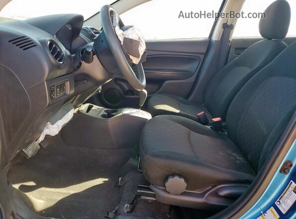 ML32AUHJ5MH013797 2021 MITSUBISHI MIRAGE Blue Вид салону спереду