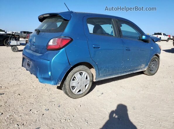 ML32AUHJ5MH013797 2021 MITSUBISHI MIRAGE Blue Задня права чверть