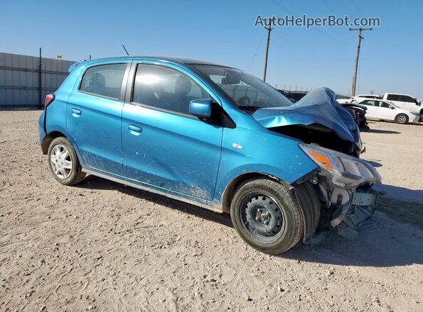 ML32AUHJ5MH013797 2021 MITSUBISHI MIRAGE Blue Передня права чверть