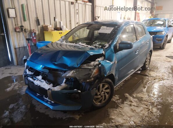 ML32AUHJ5NH007323 2022 MITSUBISHI MIRAGE Blue Вид спереду