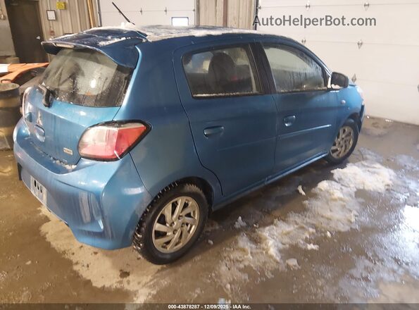 ML32AUHJ5NH007323 2022 MITSUBISHI MIRAGE Blue Задня права чверть