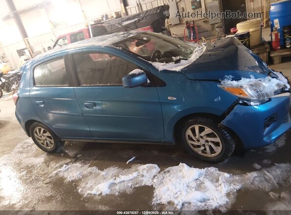 ML32AUHJ5NH007323 2022 MITSUBISHI MIRAGE Blue Вид задньої частини салону