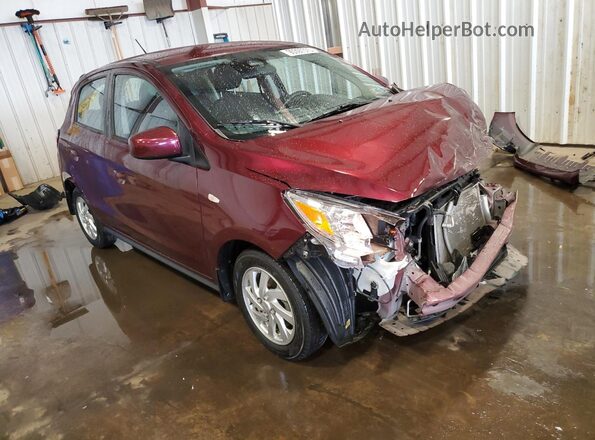 ML32AUHJ6NH002373 2022 MITSUBISHI MIRAGE Burgundy 