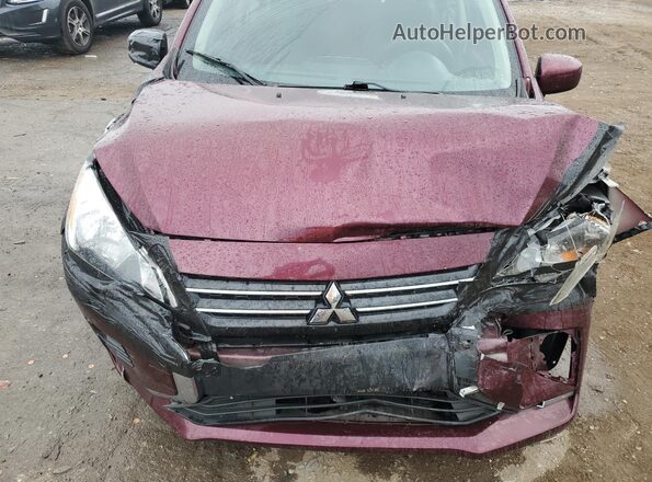 ML32AUHJ7NH006271 2022 MITSUBISHI MIRAGE Purple ძრავის განყოფილების ხედი