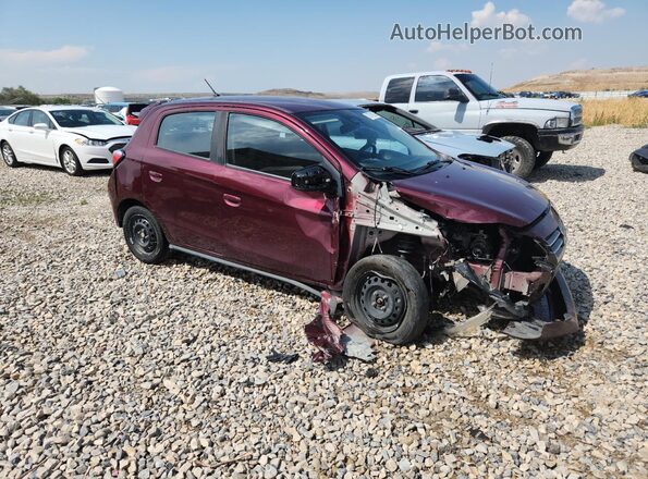 ML32AUHJXNH001887 2022 MITSUBISHI MIRAGE Maroon Delantero derecho