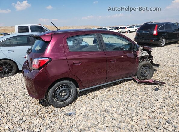ML32AUHJXNH001887 2022 MITSUBISHI MIRAGE Maroon Trasero derecho