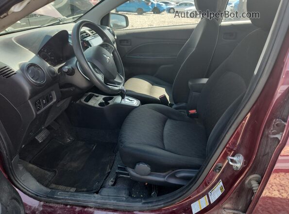ML32AUHJXNH001887 2022 MITSUBISHI MIRAGE Maroon Vista interior delantera