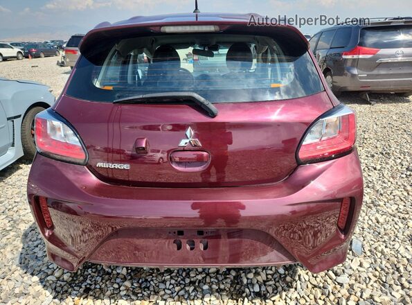 ML32AUHJXNH001887 2022 MITSUBISHI MIRAGE Maroon Vista trasera