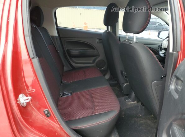 ML32AWHJ1PH001405 2023 MITSUBISHI MIRAGE Red Հետևի նստատեղերի տեսք