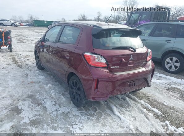 ML32AWHJ5NH006331 2022 MITSUBISHI MIRAGE Purple Задня ліва чверть