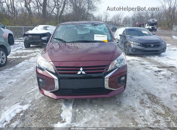 ML32AWHJ5NH006331 2022 MITSUBISHI MIRAGE Purple Вид щитка приладів