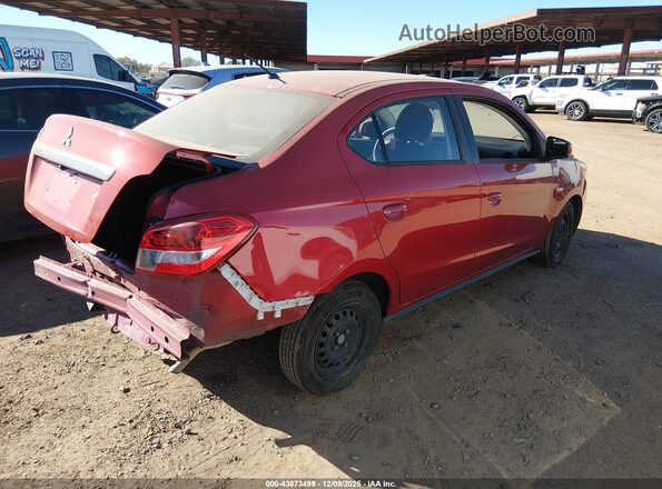 ML32F3FJ1LHF00785 2020 MITSUBISHI MIRAGE G4 Red Задня права чверть