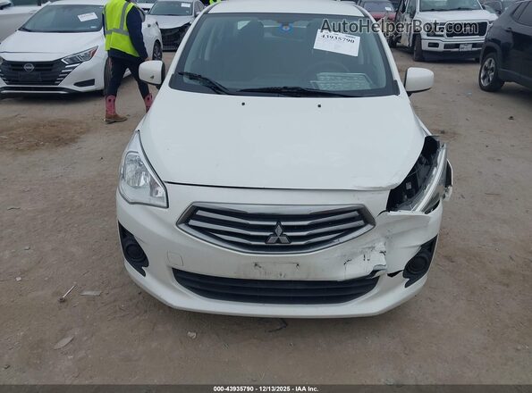 ML32F3FJ3KHF06327 2019 MITSUBISHI MIRAGE G4 White Vista del cuadro de instrumentos