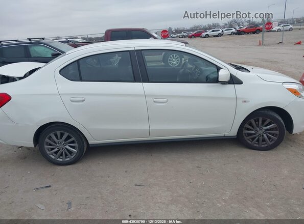 ML32F3FJ3KHF06327 2019 MITSUBISHI MIRAGE G4 White Vista interior trasera