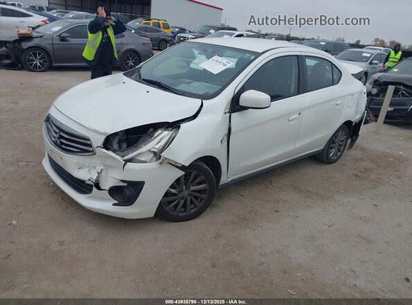 ML32F3FJ3KHF06327 2019 MITSUBISHI MIRAGE G4 White Vista tres cuartos delantera izquierda