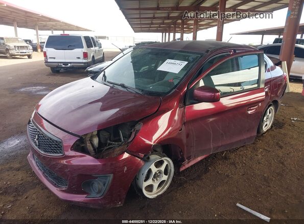 ML32F3FJ3LHF03316 2020 MITSUBISHI MIRAGE G4 Red წინა მარცხენა ხედი სამი მეოთხედიდან