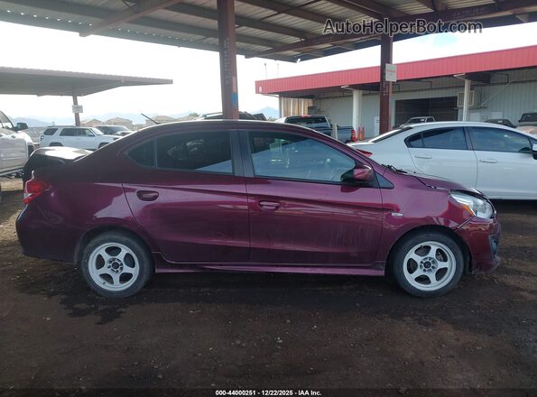 ML32F3FJ3LHF03316 2020 MITSUBISHI MIRAGE G4 Red უკანა სალონის ხედი