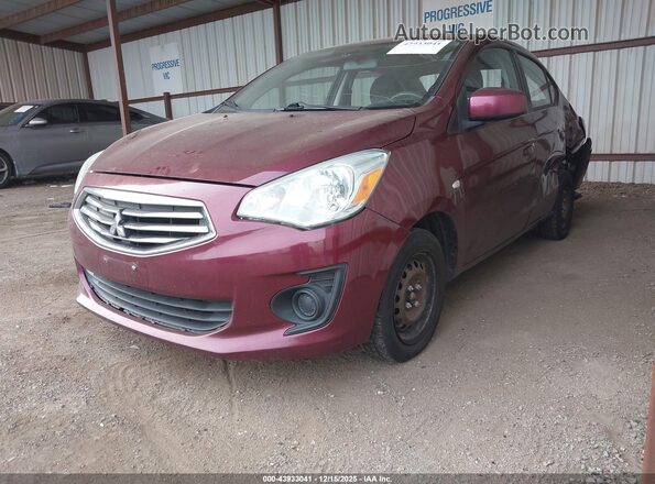 ML32F3FJ4JHF09090 2018 MITSUBISHI MIRAGE G4 Maroon 