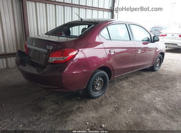 ML32F3FJ4JHF09090 2018 MITSUBISHI MIRAGE G4 Maroon 