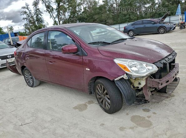 ML32F3FJ5JHF13732 2018 MITSUBISHI MIRAGE Бордовый 