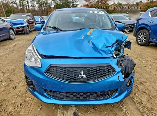 ML32F3FJ6LHF13046 2020 MITSUBISHI MIRAGE Blue Widok z przodu