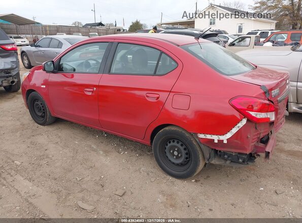 ML32F3FJ7HHF18716 2017 MITSUBISHI MIRAGE G4 Red Trasero izquierdo