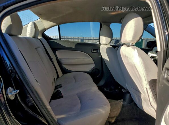 ML32F3FJ7KHF18013 2019 MITSUBISHI MIRAGE Black Widok tylnych siedzeń