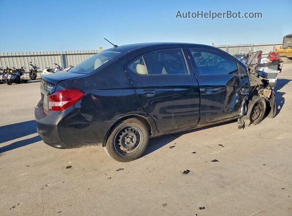 ML32F3FJ7KHF18013 2019 MITSUBISHI MIRAGE Black Tył prawy