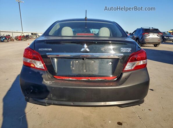 ML32F3FJ7KHF18013 2019 MITSUBISHI MIRAGE Black Widok z tyłu