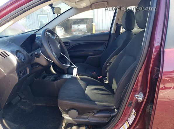 ML32F3FJ7LHF09846 2020 MITSUBISHI MIRAGE Burgundy Սալոնի դիմացի տեսք