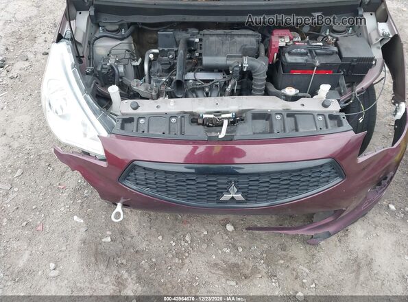 ML32F3FJ8LHF10519 2020 MITSUBISHI MIRAGE G4 Burgundy Հետևի տեսք