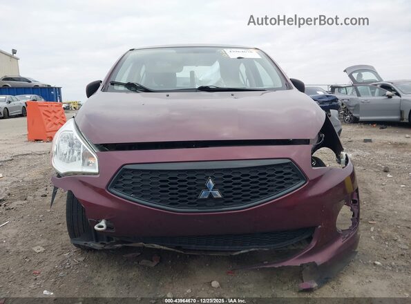 ML32F3FJ8LHF10519 2020 MITSUBISHI MIRAGE G4 Burgundy Դիմացի տեսք
