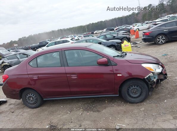 ML32F3FJ8LHF10519 2020 MITSUBISHI MIRAGE G4 Burgundy Սալոնի 360 աստիճան տեսք