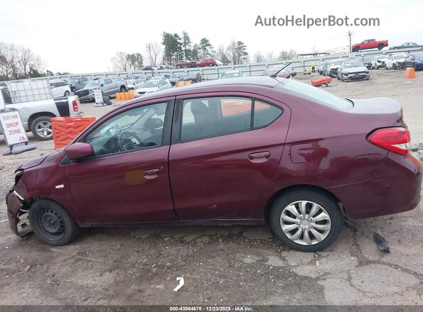 ML32F3FJ8LHF10519 2020 MITSUBISHI MIRAGE G4 Burgundy 