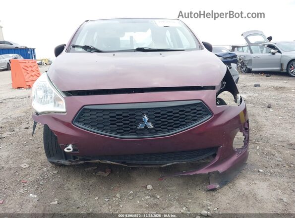 ML32F3FJ8LHF10519 2020 MITSUBISHI MIRAGE G4 Burgundy Սալոնի հետևի տեսք