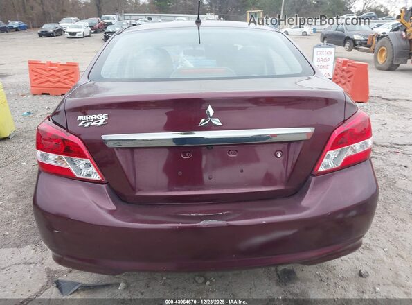 ML32F3FJ8LHF10519 2020 MITSUBISHI MIRAGE G4 Burgundy 