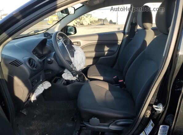 ML32F3FJ9LHF07483 2020 MITSUBISHI MIRAGE Black Вид салону спереду