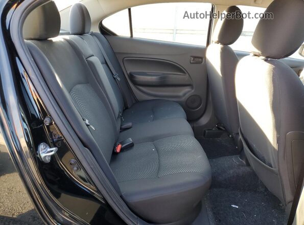 ML32F3FJ9LHF07483 2020 MITSUBISHI MIRAGE Black Вид задніх сидінь