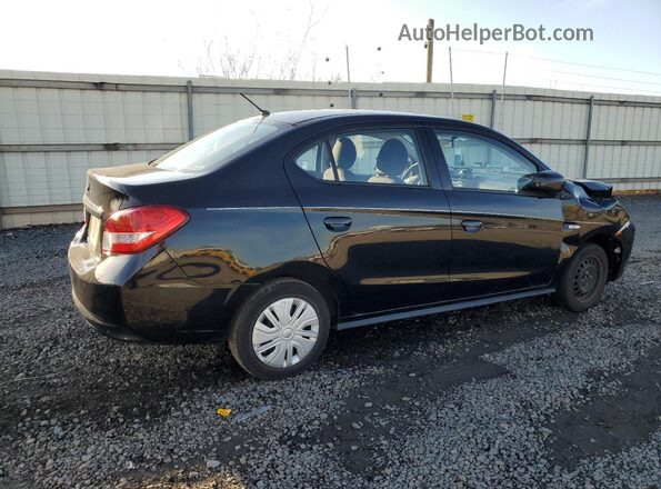 ML32F3FJ9LHF07483 2020 MITSUBISHI MIRAGE Black Задня права чверть