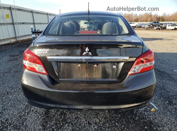 ML32F3FJ9LHF07483 2020 MITSUBISHI MIRAGE Black Вид ззаду