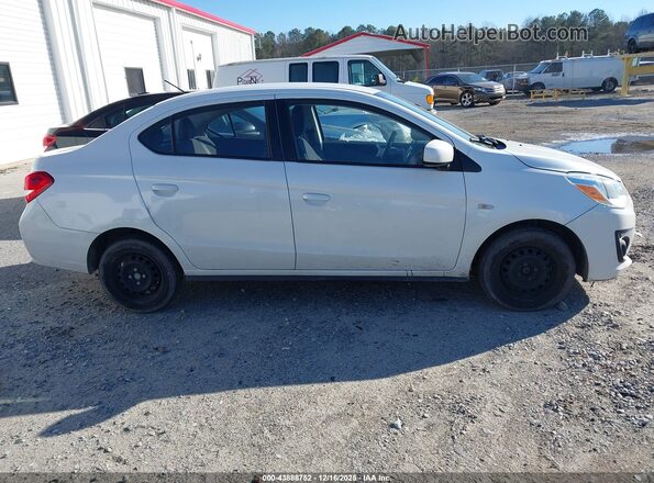 ML32F3FJ9LHF09993 2020 MITSUBISHI MIRAGE G4 White Vista interior trasera