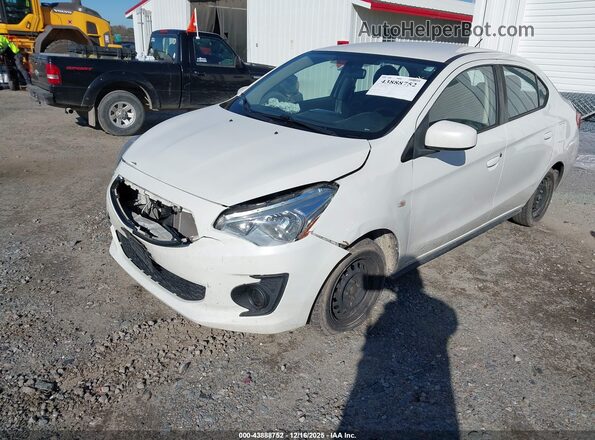 ML32F3FJ9LHF09993 2020 MITSUBISHI MIRAGE G4 White Vista tres cuartos delantera izquierda