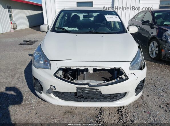 ML32F3FJ9LHF09993 2020 MITSUBISHI MIRAGE G4 White Vista del cuadro de instrumentos