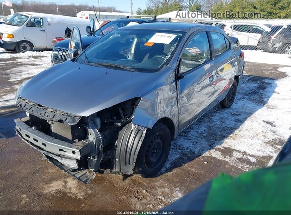 ML32F3FJXJHF15797 2018 MITSUBISHI MIRAGE G4 Silver წინა მარცხენა ხედი სამი მეოთხედიდან