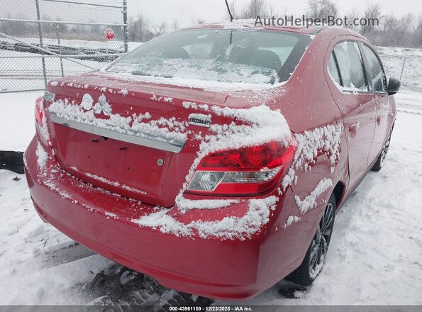 ML32F4FJ8LHF01227 2020 MITSUBISHI MIRAGE G4 Red Задня права чверть